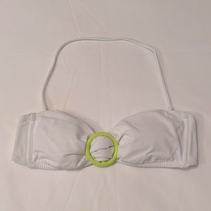 Victoria’s Secret White Bandeau Bikini Top Size S